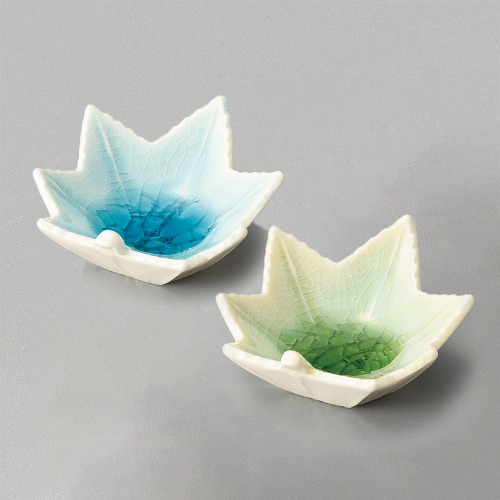 단풍잎 모양 종지  다용도 작은 소스 접시 1441-138 일본그릇