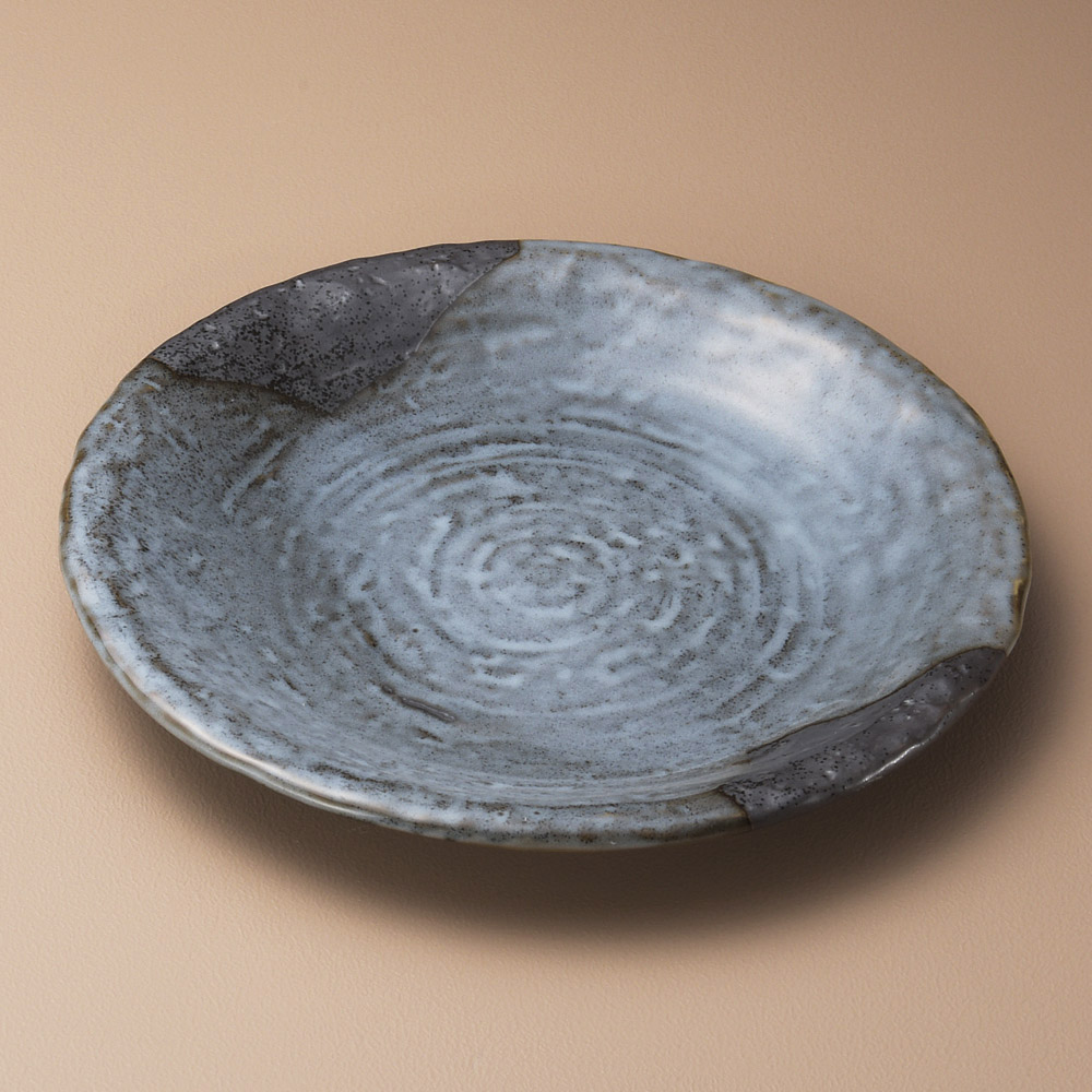 20321-029 / 山がすみ石目9.0皿 / 27.8×3.6㎝ /  일본그릇