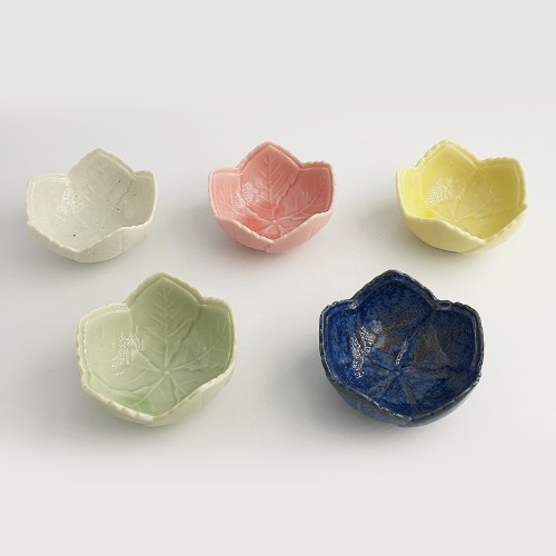 꽃모양 종지 5종  다용도 작은 소스 접시 일본그릇